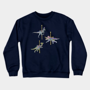 Carousel Dinosaurs- Series of 3 Crewneck Sweatshirt